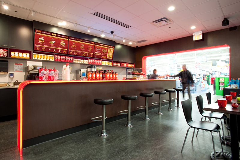Allsee network digital menu boards for cafés and takeaways