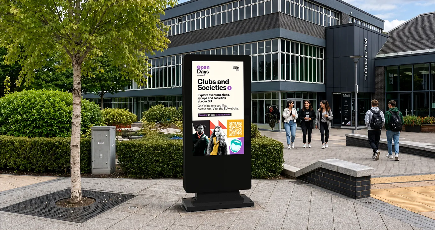 55-inch 4K Outdoor Digital Advertising Totems