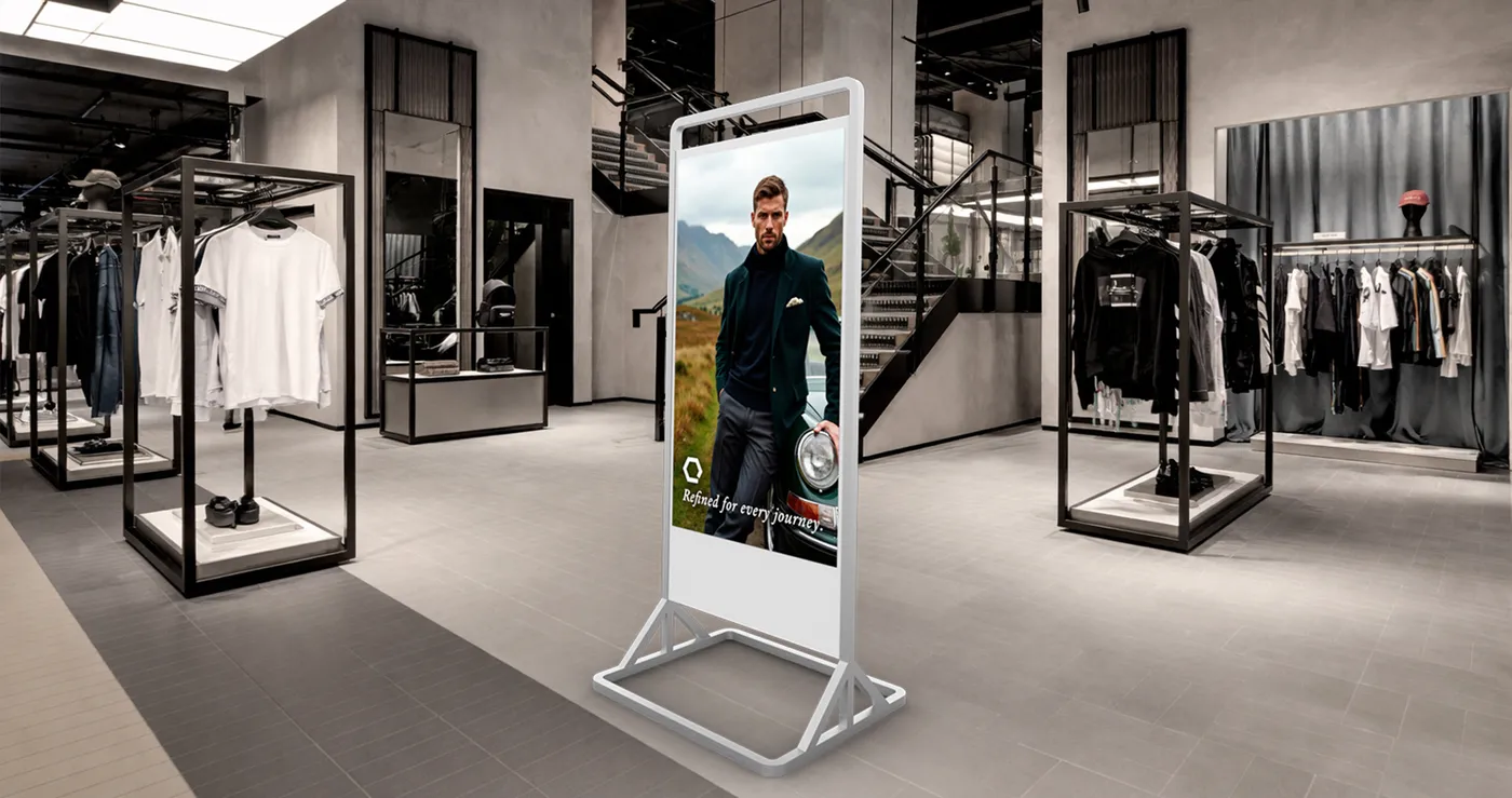 Double-Sided Freestanding Digital Displays